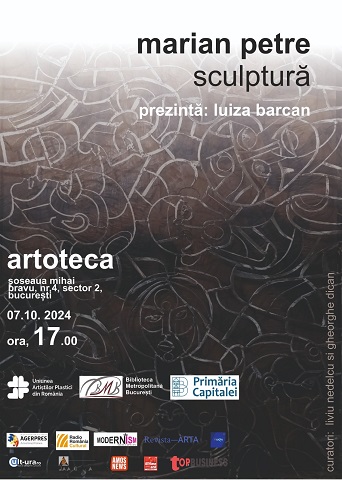 Afis Expoziția Sculptură la Artoteca BMB