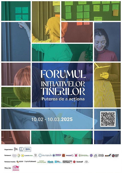 poster Forumul Initiativelor Tinerilor 2025